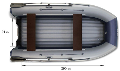 Надувная лодка ПВХ Флагман (Flagman) DK 350